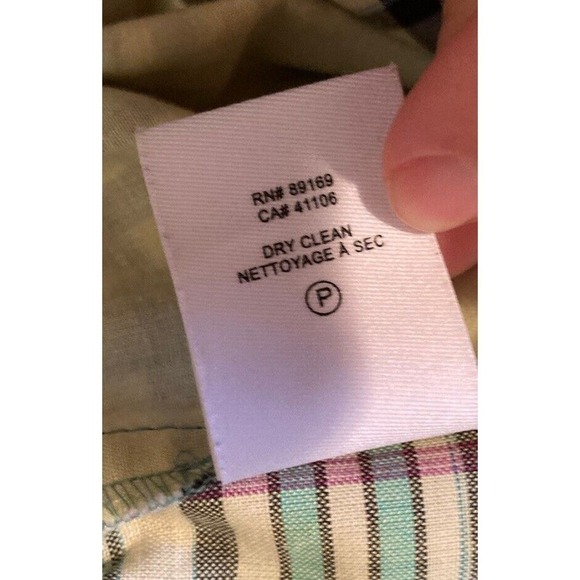 NWT $495 Derek Lam 10 Crosby Plaid Midi Dress Size 14 Women’s Green - Picture 7 of 10